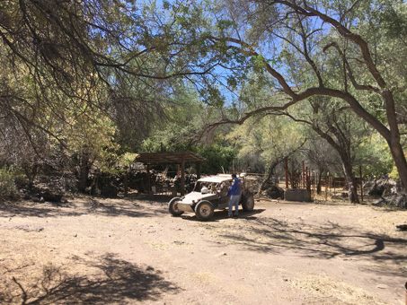 Staging area/trail head